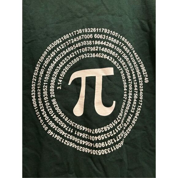 PI Day Math T-shirt size 2XL - Picture 2 of 2